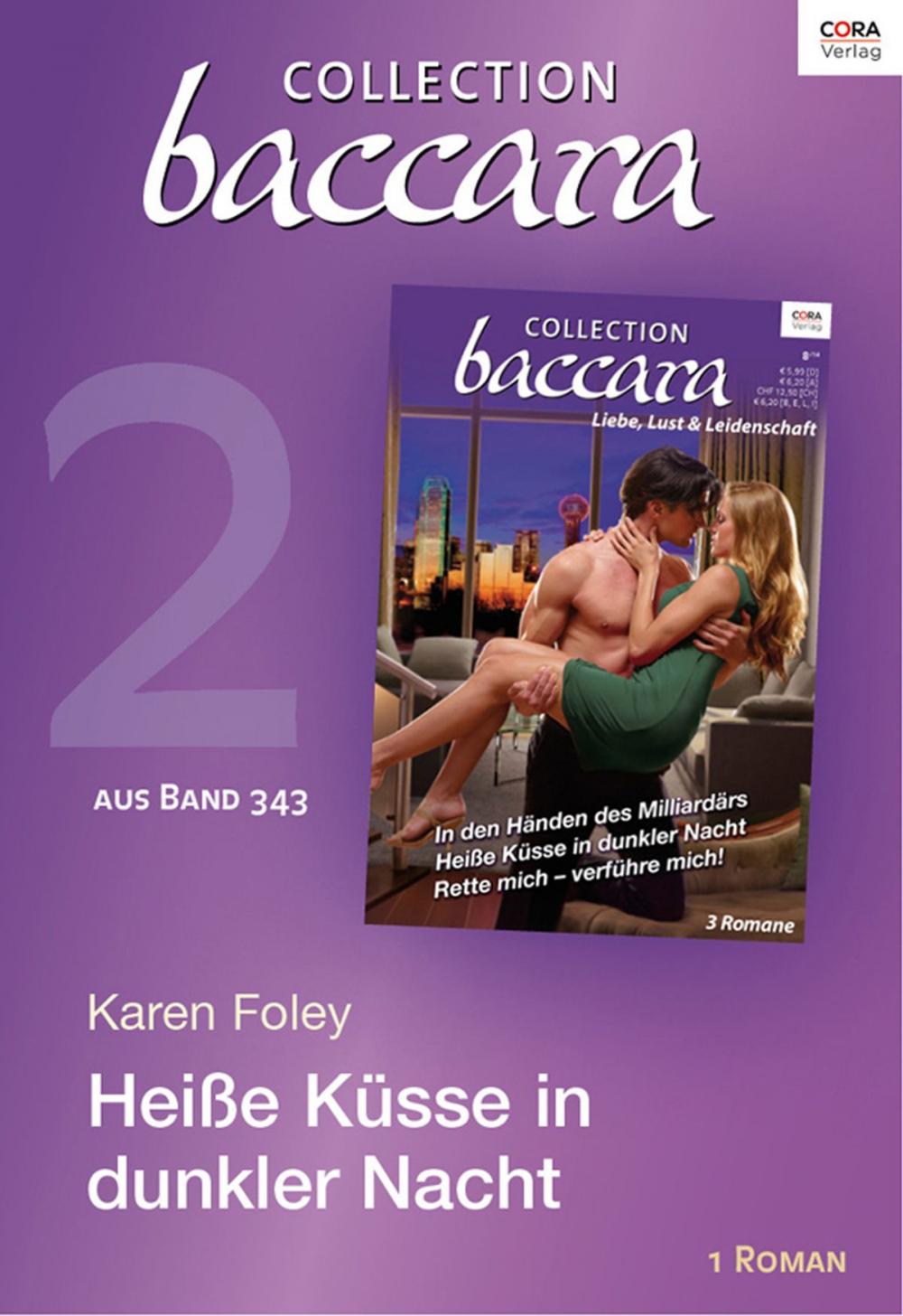 Big bigCover of Collection Baccara Band 343 - Titel 2: Heiße Küsse in dunkler Nacht