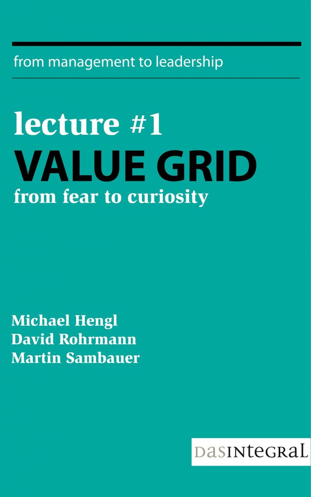 Big bigCover of Lecture #1 - Value Grid