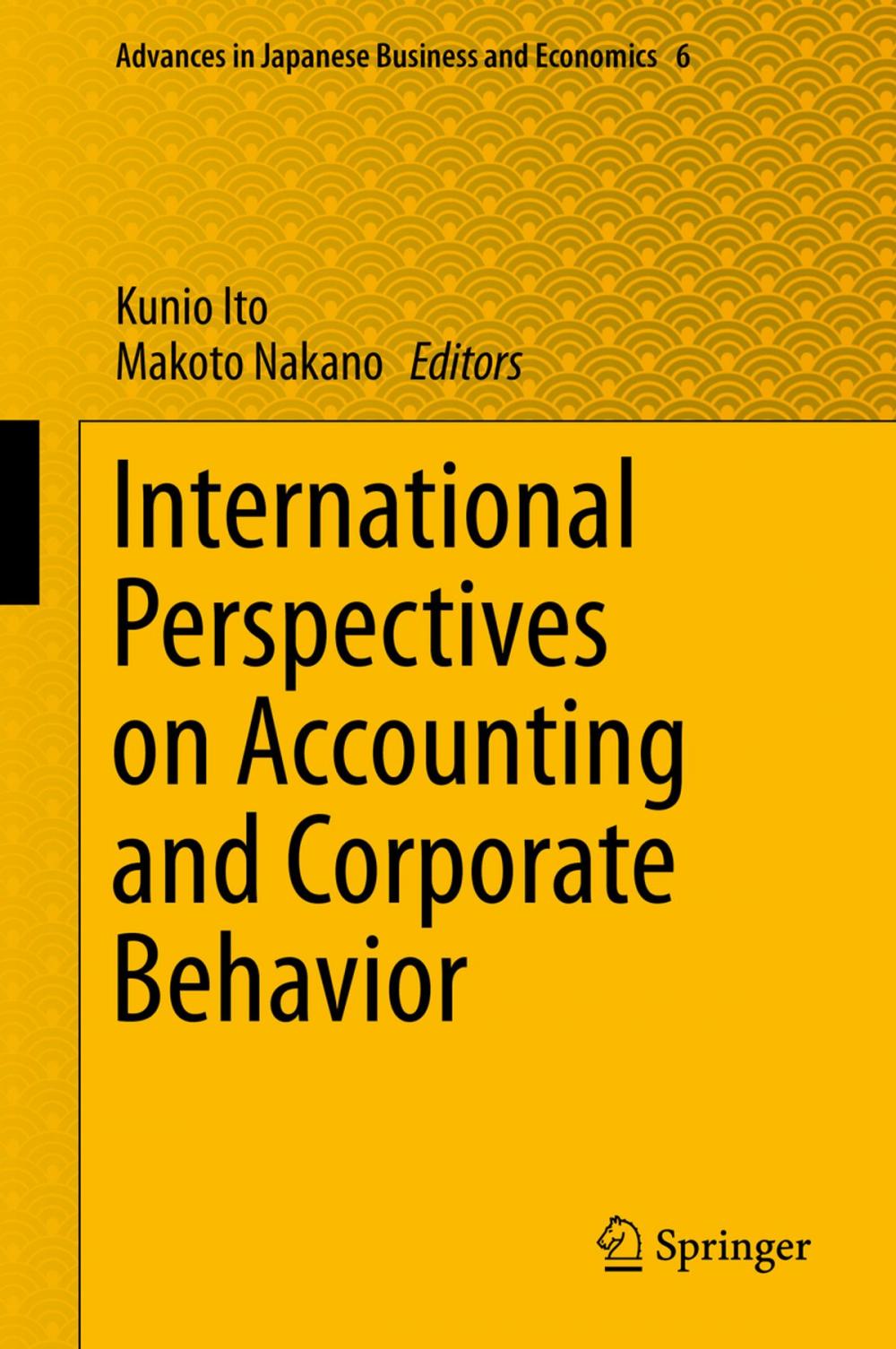 Big bigCover of International Perspectives on Accounting and Corporate Behavior