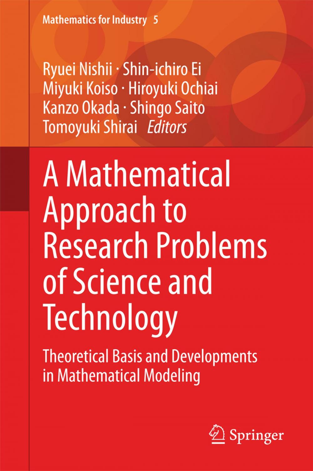 Big bigCover of A Mathematical Approach to Research Problems of Science and Technology