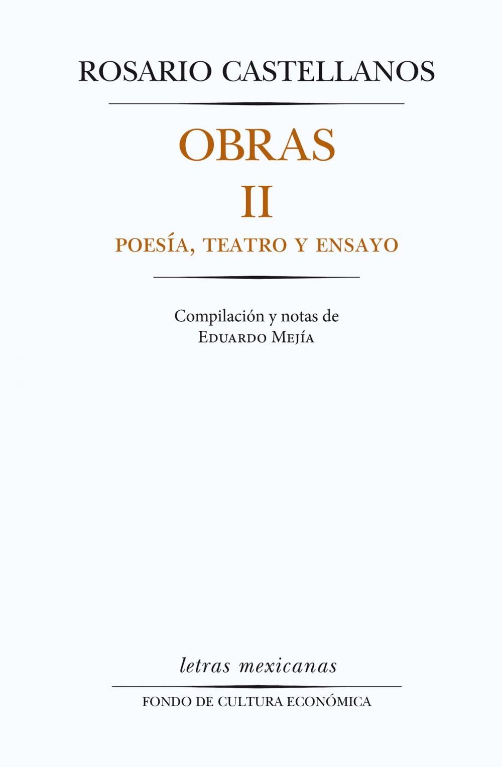 Big bigCover of Obras II. Poesía, teatro y ensayo