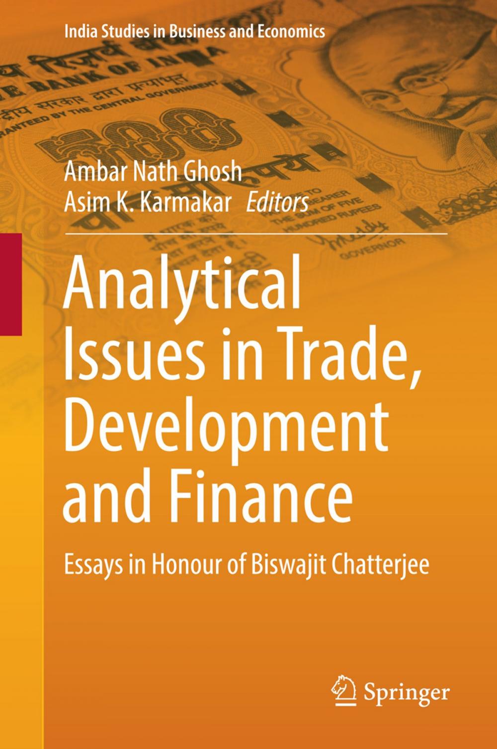 Big bigCover of Analytical Issues in Trade, Development and Finance