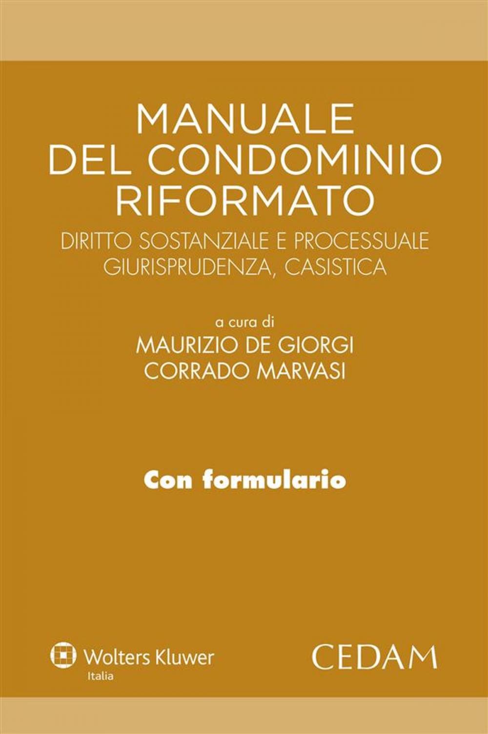 Big bigCover of Manuale del condominio riformato