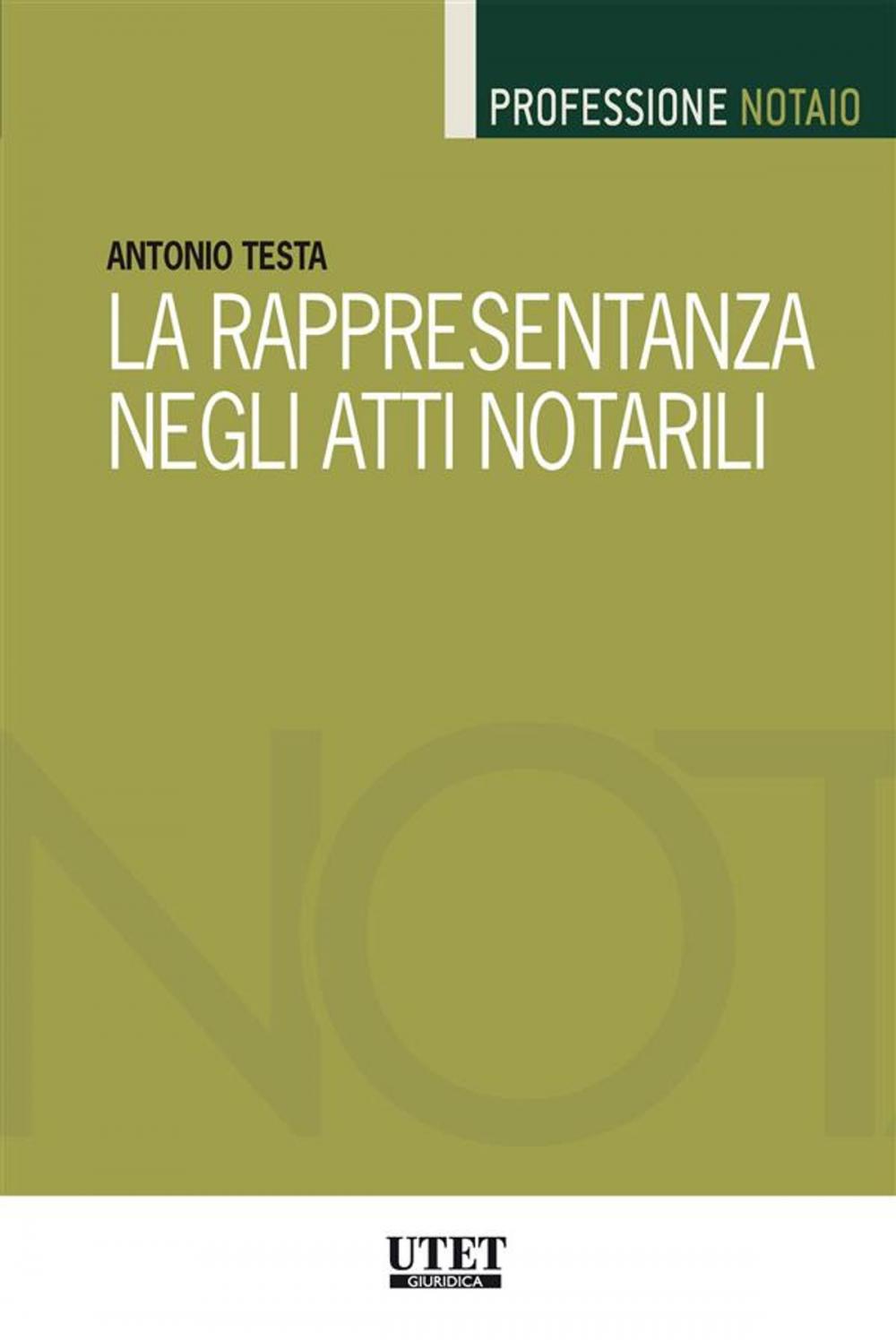 Big bigCover of La rappresentanza negli atti notarili