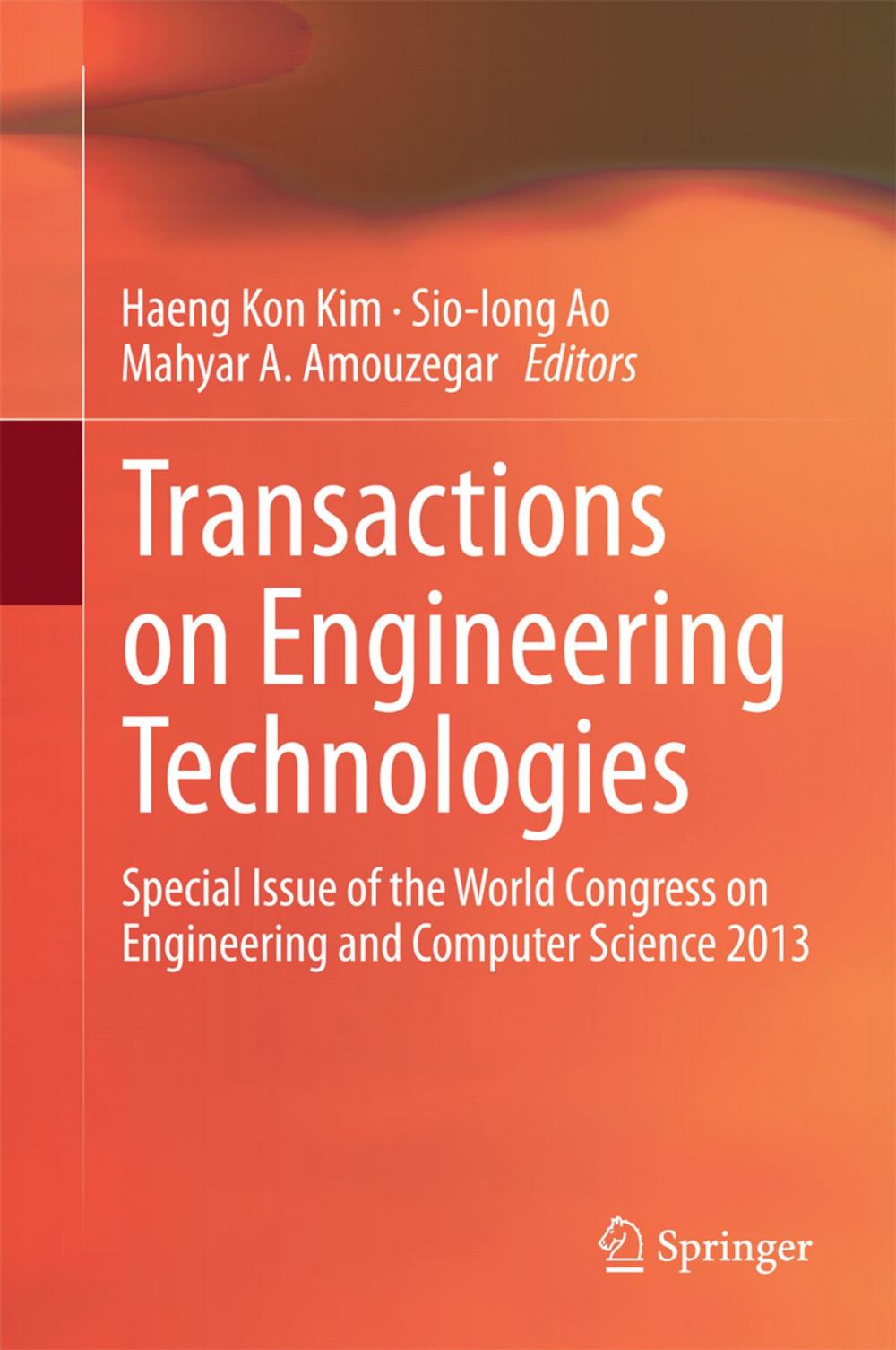 Big bigCover of Transactions on Engineering Technologies