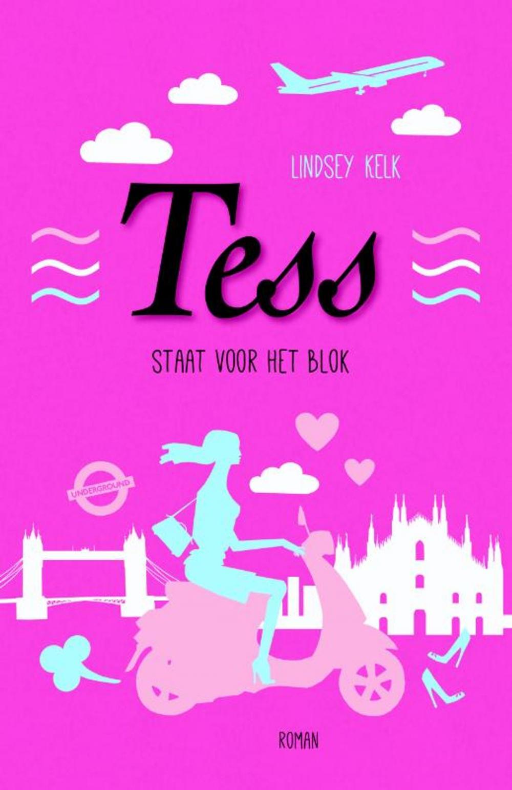 Big bigCover of Tess staat voor het blok