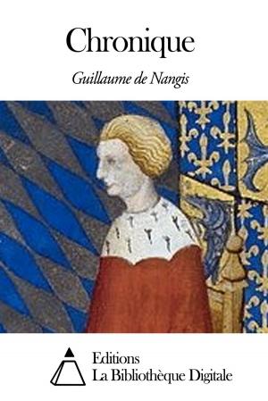 Cover of the book Chronique by Charles de Rémusat