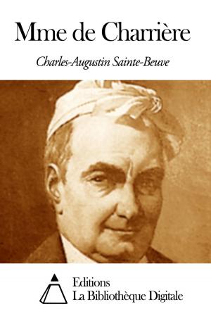 Cover of the book Mme de Charrière by Bonaventure de Bagnorea