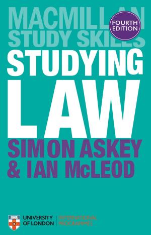 Cover of the book Studying Law by Bryan Greetham