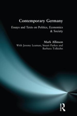 Cover of the book Contemporary Germany by L. D. Danny Harvey