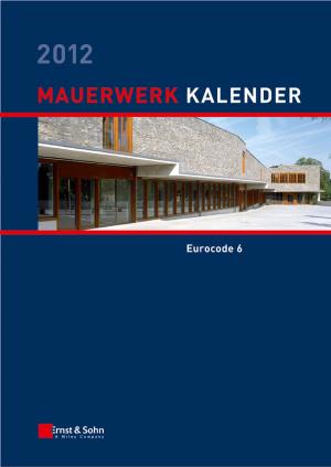 Cover of the book Mauerwerk Kalender 2012 by Geoff Stebbings