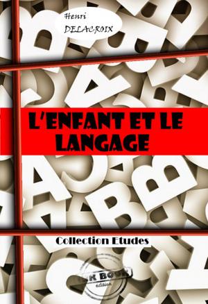 Book cover of L'enfant et le langage