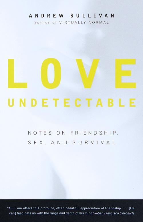 Cover of the book Love Undetectable by Andrew Sullivan, Knopf Doubleday Publishing Group