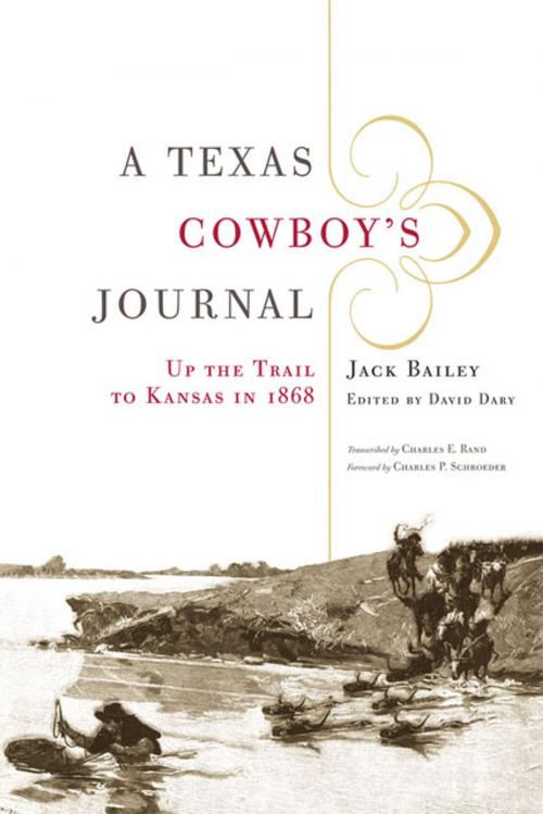 Cover of the book A Texas Cowboy's Journal by Jack Bailey, University of Oklahoma Press