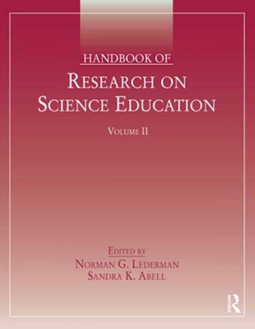 Cover of the book Handbook of Research on Science Education, Volume II by , Taylor and Francis