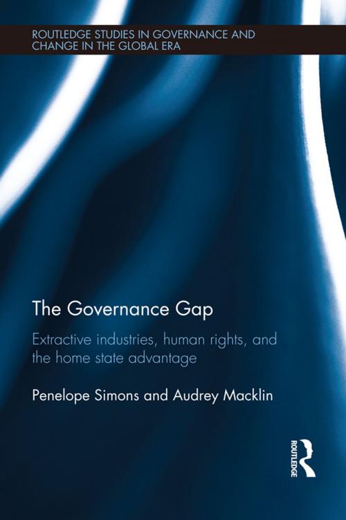 Cover of the book The Governance Gap by Penelope Simons, Audrey Macklin, Taylor and Francis