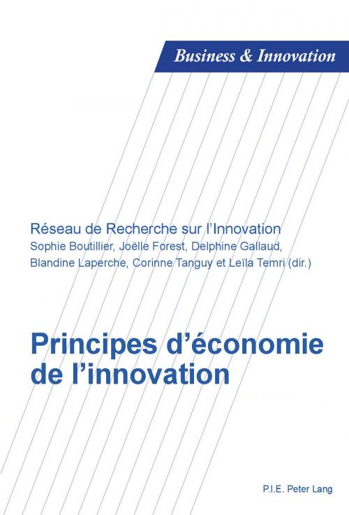 Cover of the book Principes déconomie de linnovation by , Peter Lang