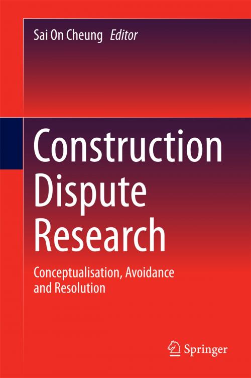 Cover of the book Construction Dispute Research by , Springer International Publishing