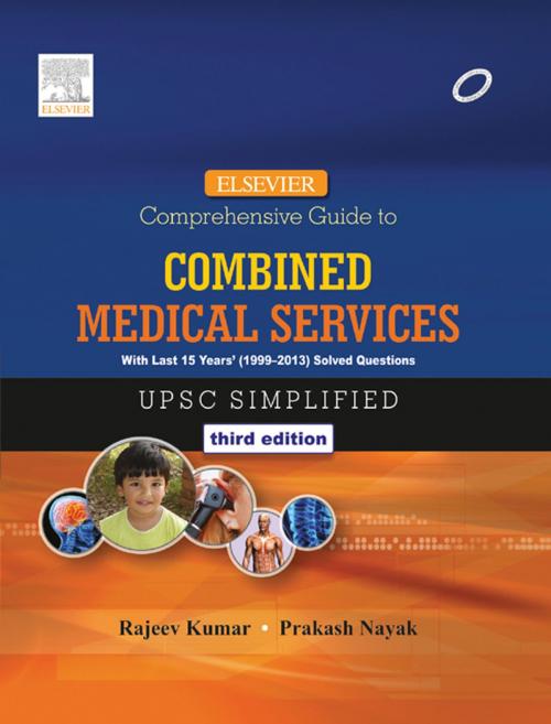 Cover of the book Elsevier Comprehensive Guide to Combined Medical Services (UPSC) - E-Book by Prakash Nayak, Rajeev Kumar, MBBS, MS (General Surgery), Elsevier Health Sciences