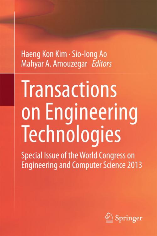 Cover of the book Transactions on Engineering Technologies by , Springer Netherlands