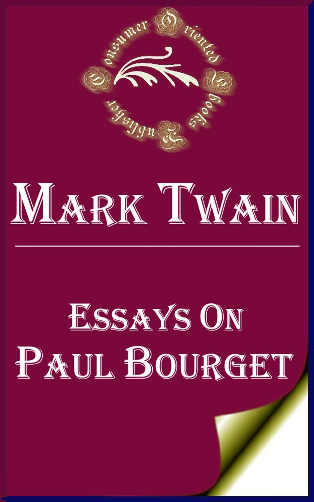 Big bigCover of Essays on Paul Bourget