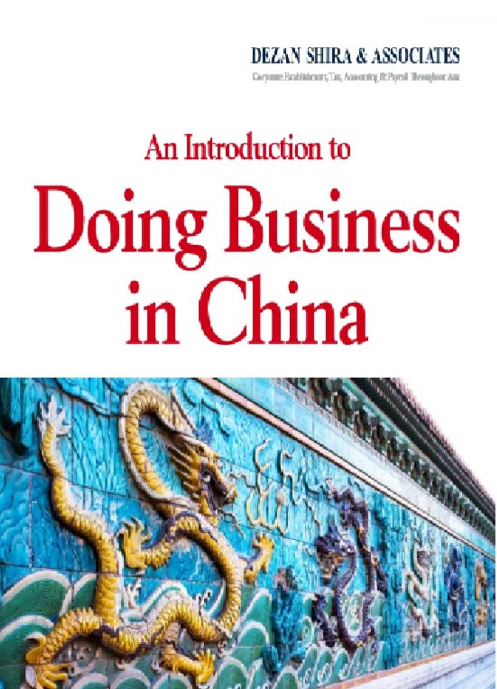Big bigCover of An Introduction to Doing Business in China