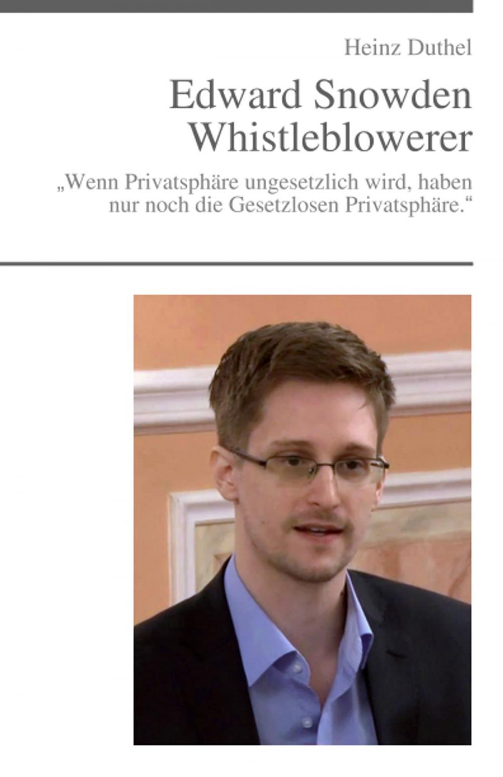Big bigCover of Edward Snowden - „Der unheimliche Freund“