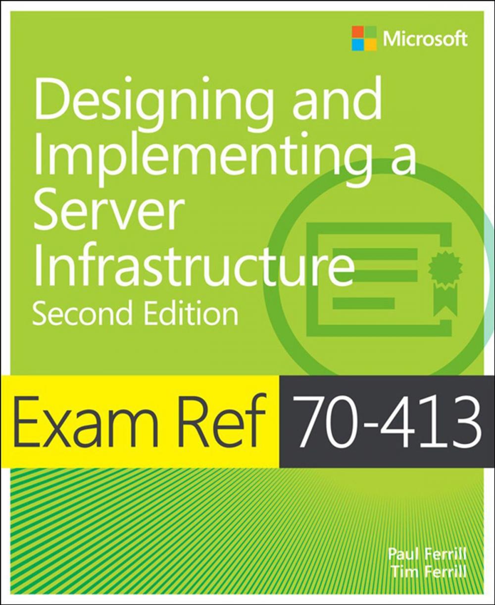 Big bigCover of Exam Ref 70-413 Designing and Implementing a Server Infrastructure (MCSE)