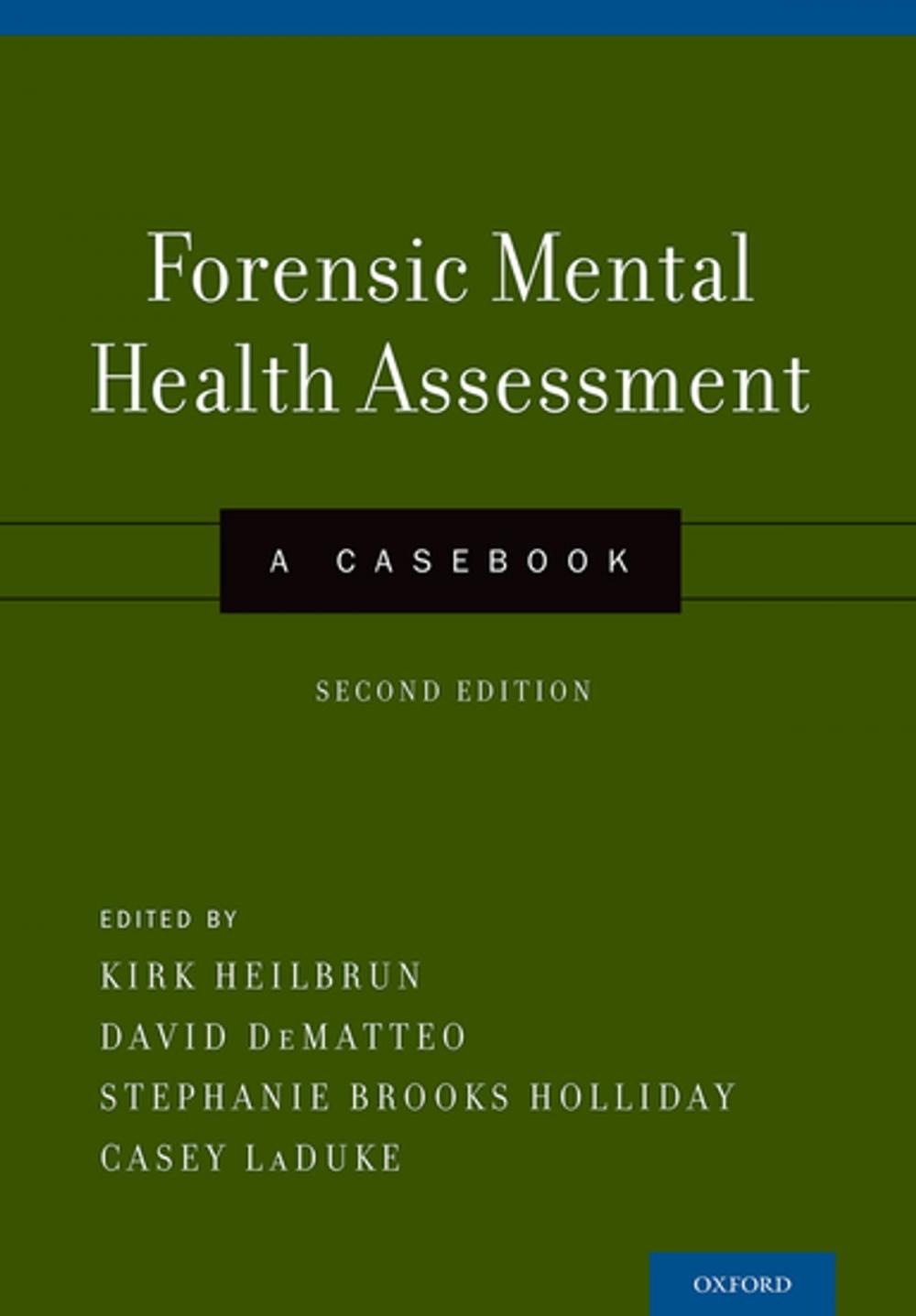 Big bigCover of Forensic Mental Health Assessment