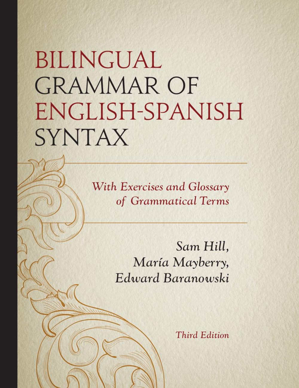 Big bigCover of Bilingual Grammar of English-Spanish Syntax