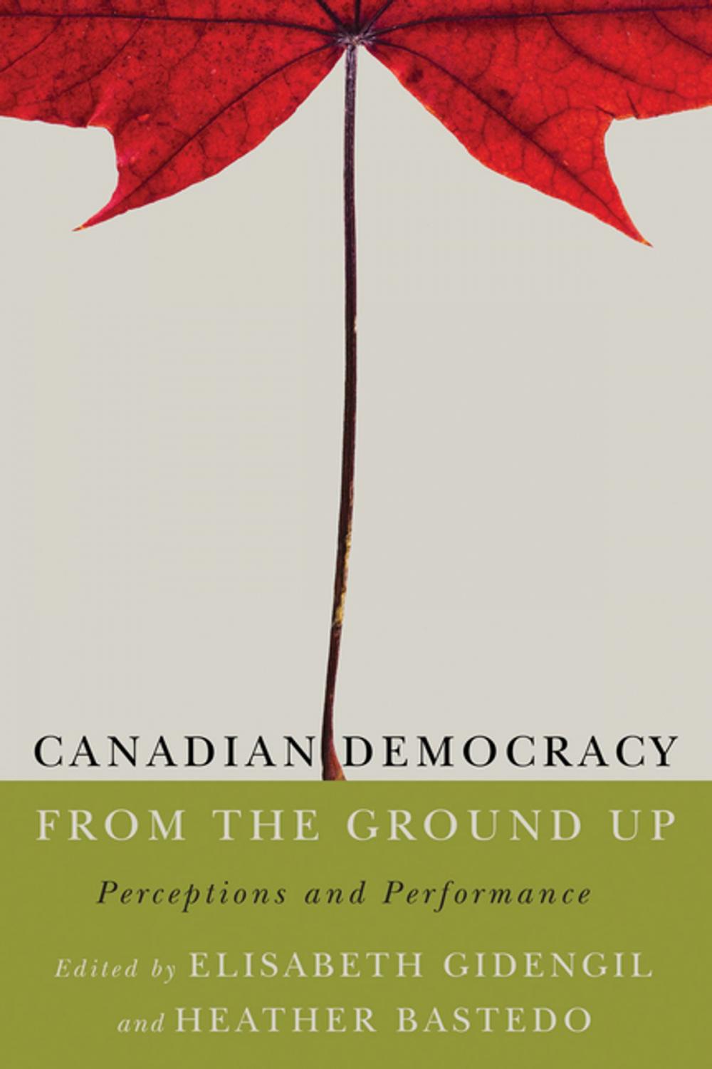 Big bigCover of Canadian Democracy from the Ground Up