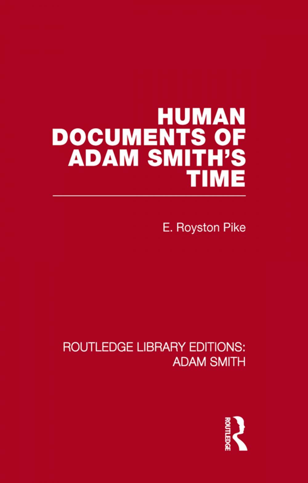 Big bigCover of Human Documents of Adam Smith's Time