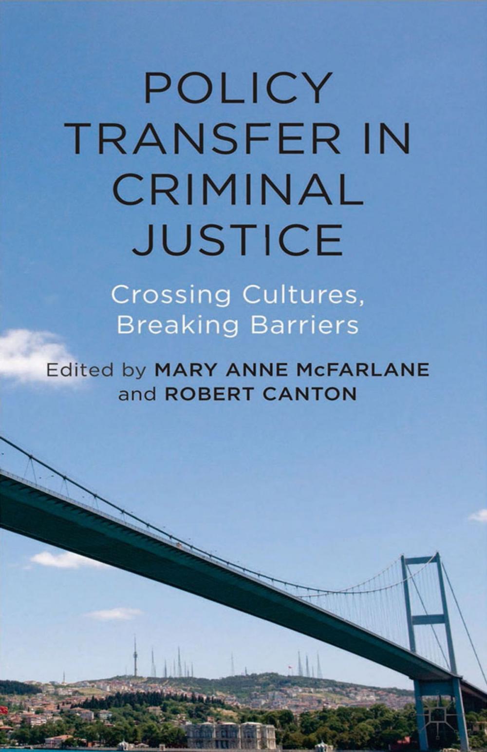 Big bigCover of Policy Transfer in Criminal Justice