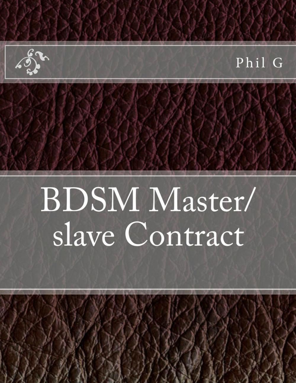 Big bigCover of BDSM Master/slave Contract