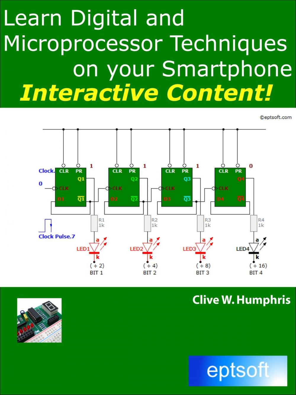 Big bigCover of Learn Digital and Microprocessor Techniques on your Smartphone