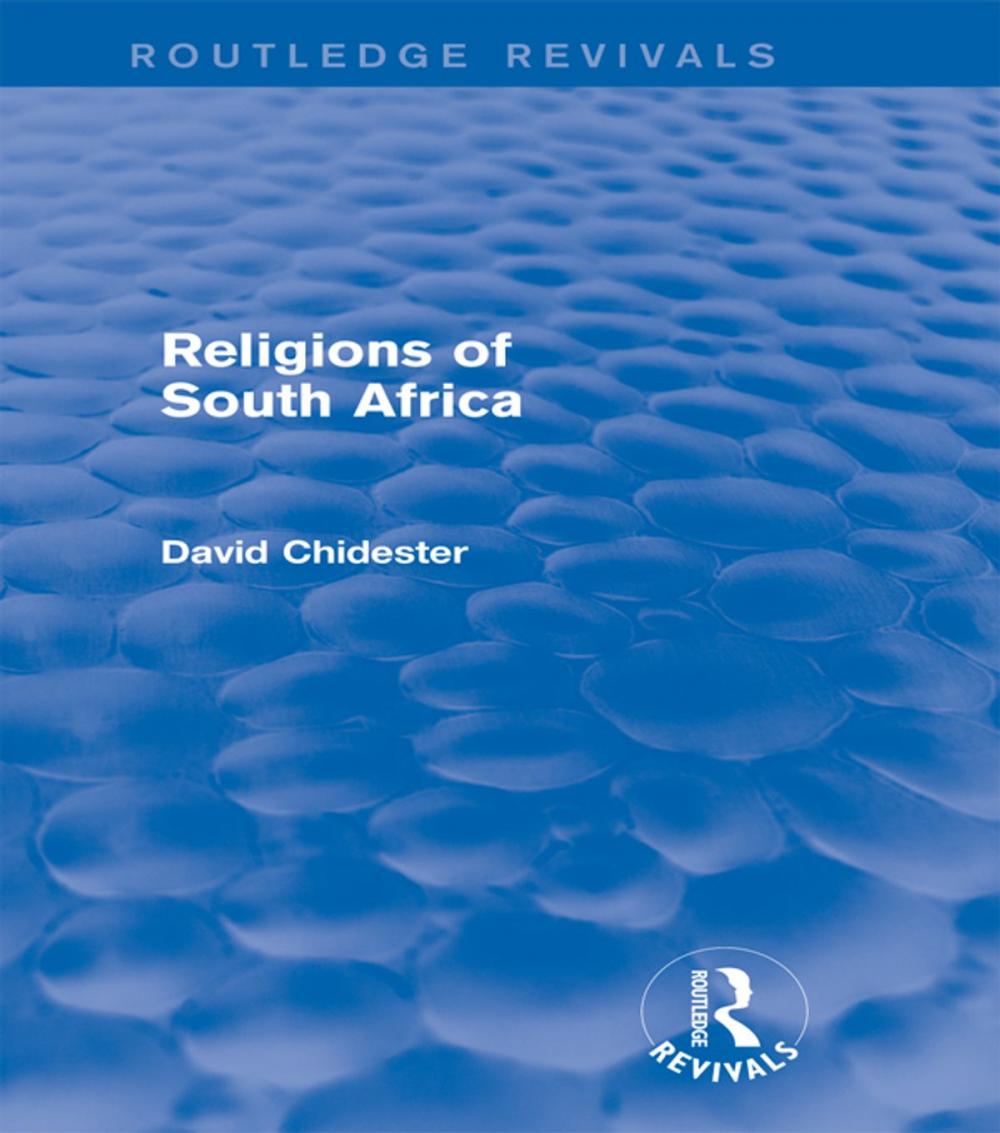 Big bigCover of Religions of South Africa (Routledge Revivals)
