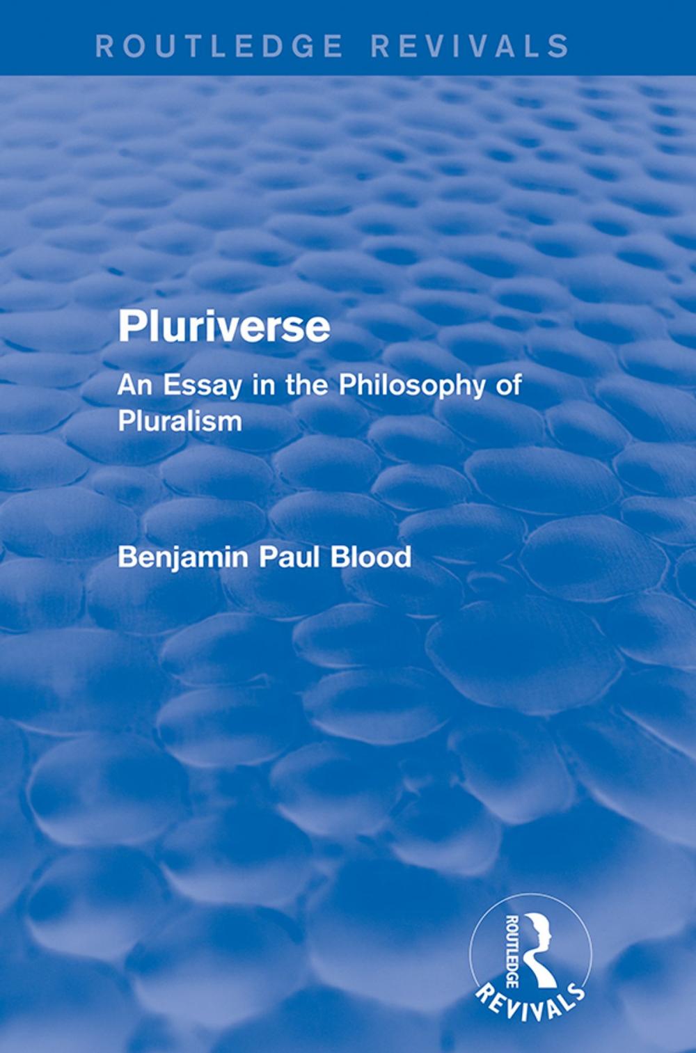 Big bigCover of Pluriverse (Routledge Revivals)