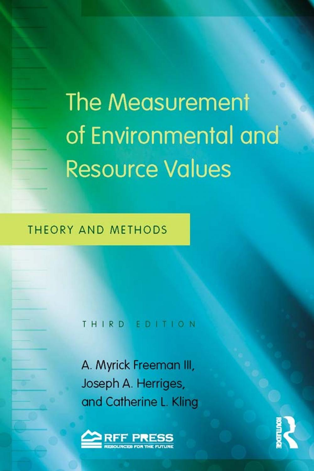 Big bigCover of The Measurement of Environmental and Resource Values