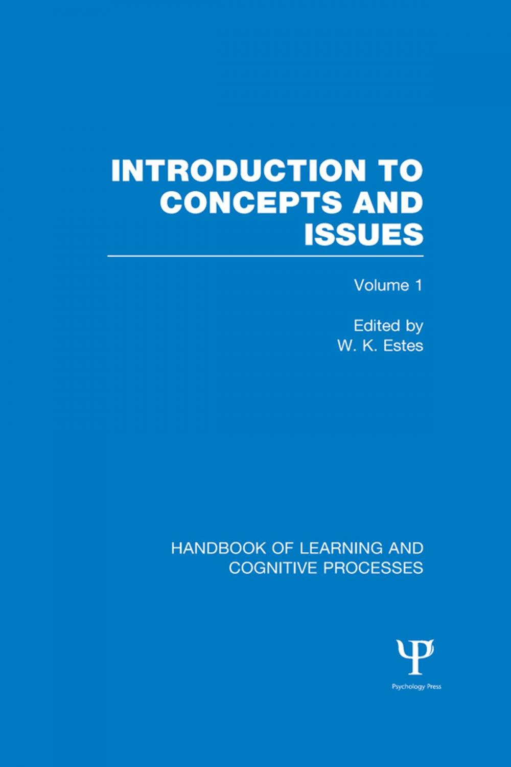 Big bigCover of Handbook of Learning and Cognitive Processes (Volume 1)