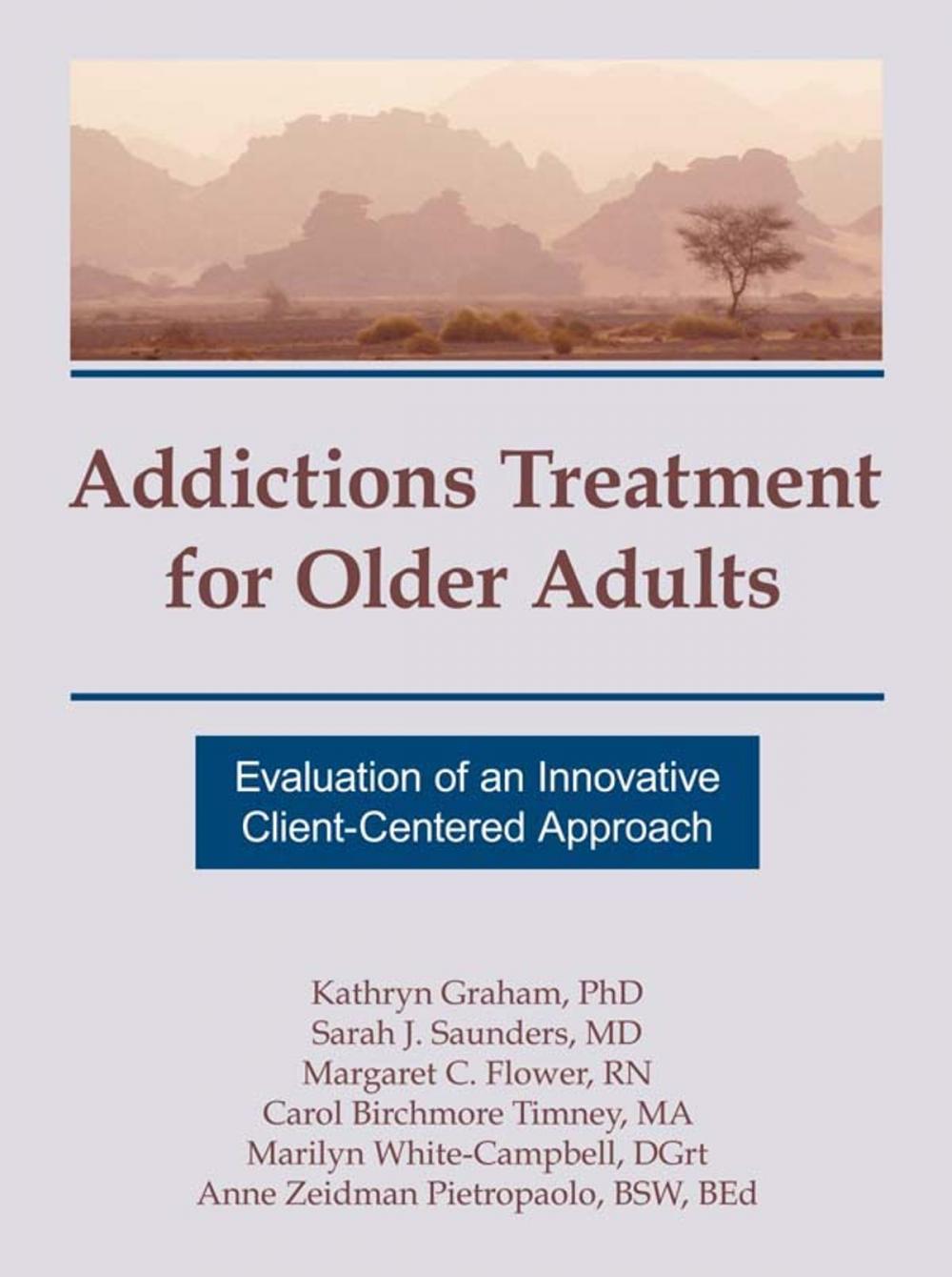 Big bigCover of Addictions Treatment for Older Adults