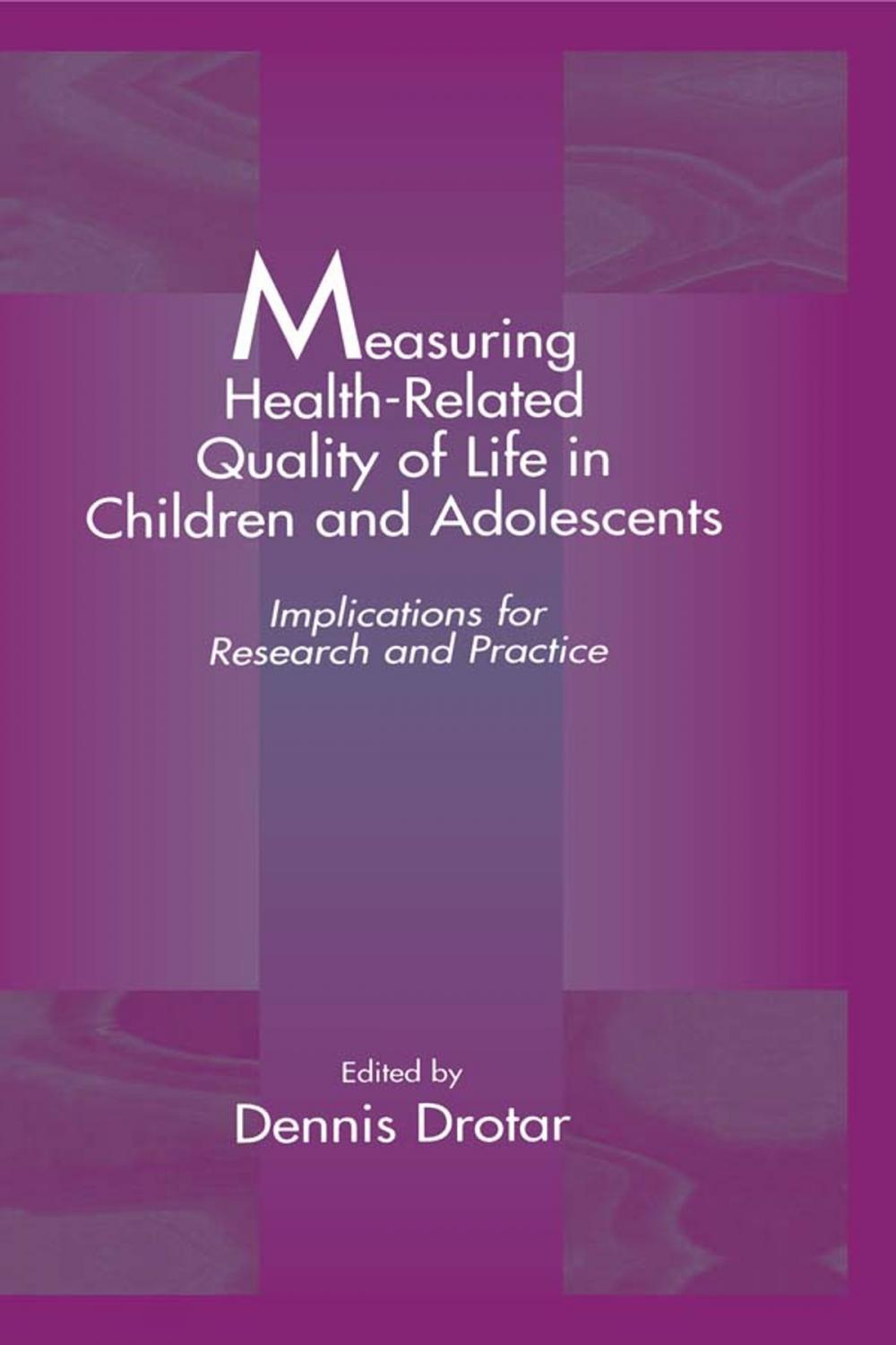 Big bigCover of Measuring Health-Related Quality of Life in Children and Adolescents