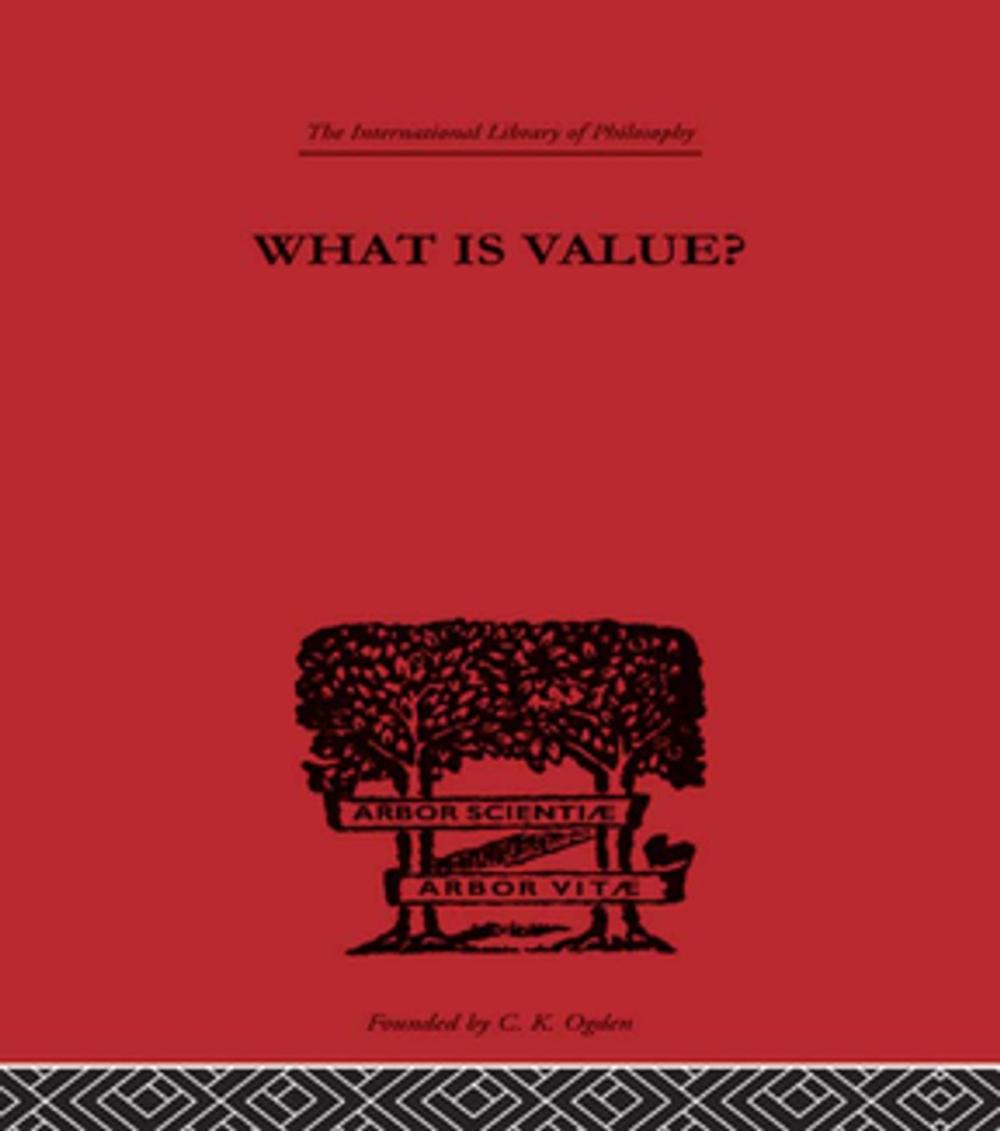 Big bigCover of What is Value?