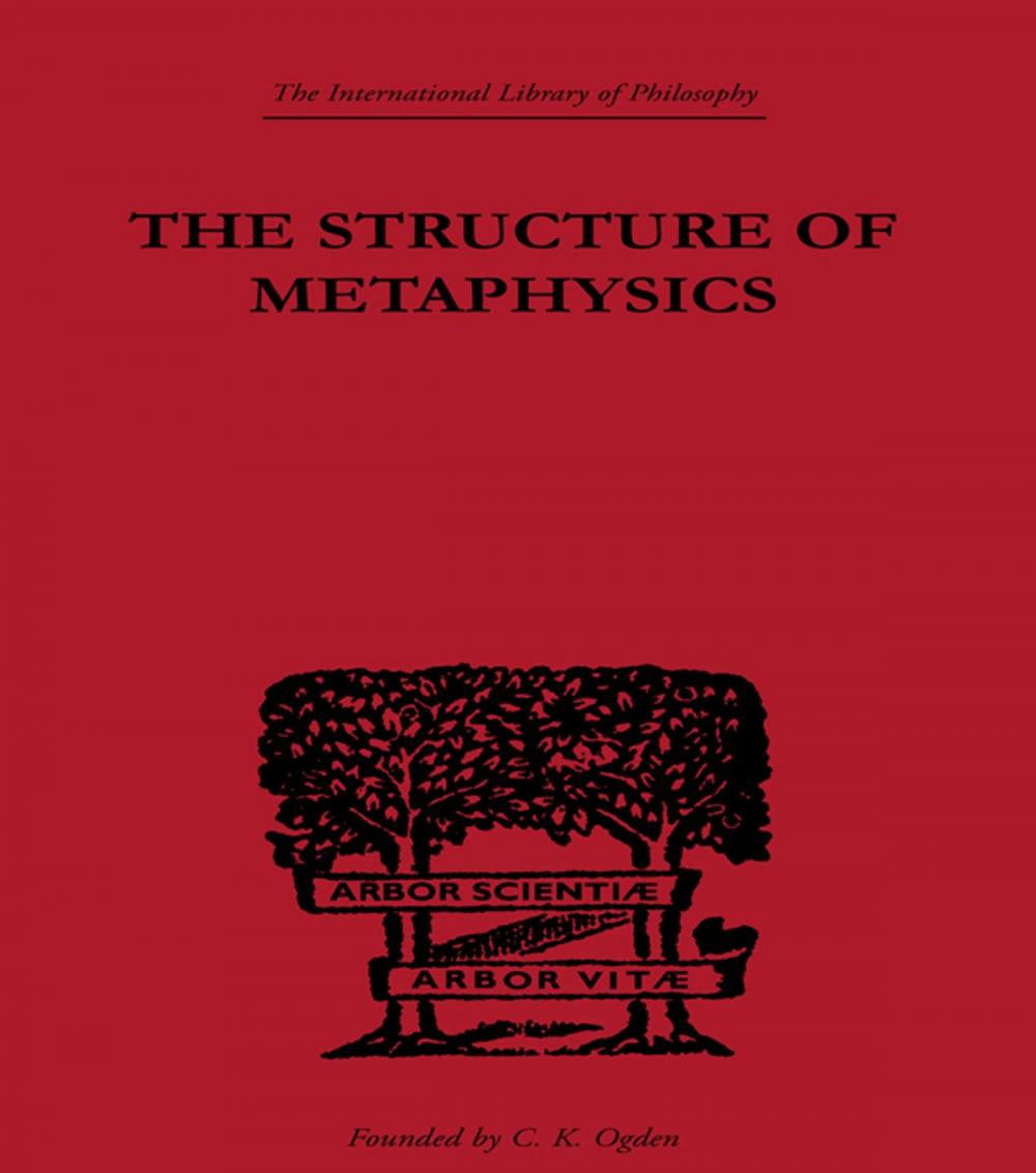 Big bigCover of The Structure of Metaphysics