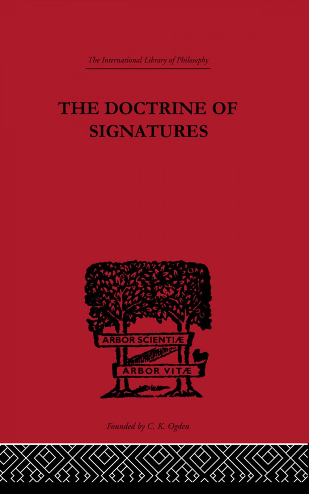 Big bigCover of The Doctrine of Signatures