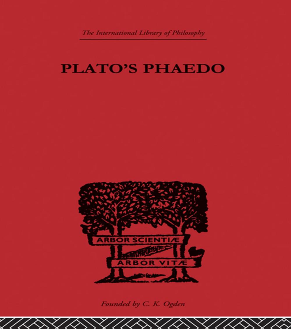 Big bigCover of Plato's Phaedo