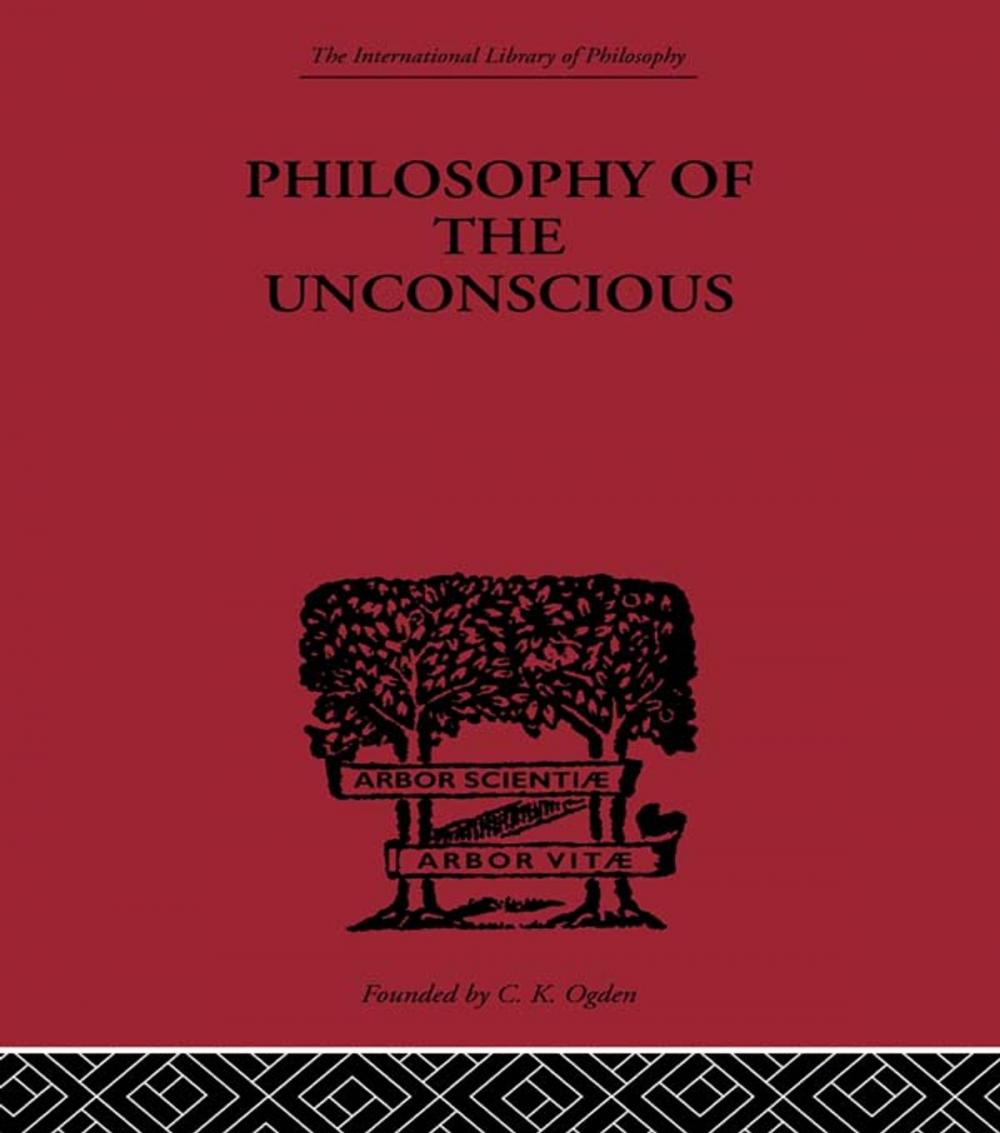 Big bigCover of Philosophy of the Unconscious