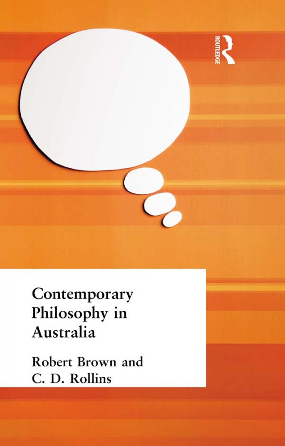 Big bigCover of Contemporary Philosophy in Australia