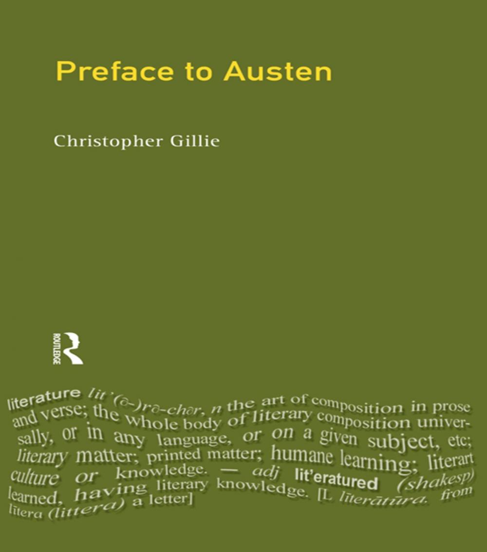 Big bigCover of A Preface to Jane Austen