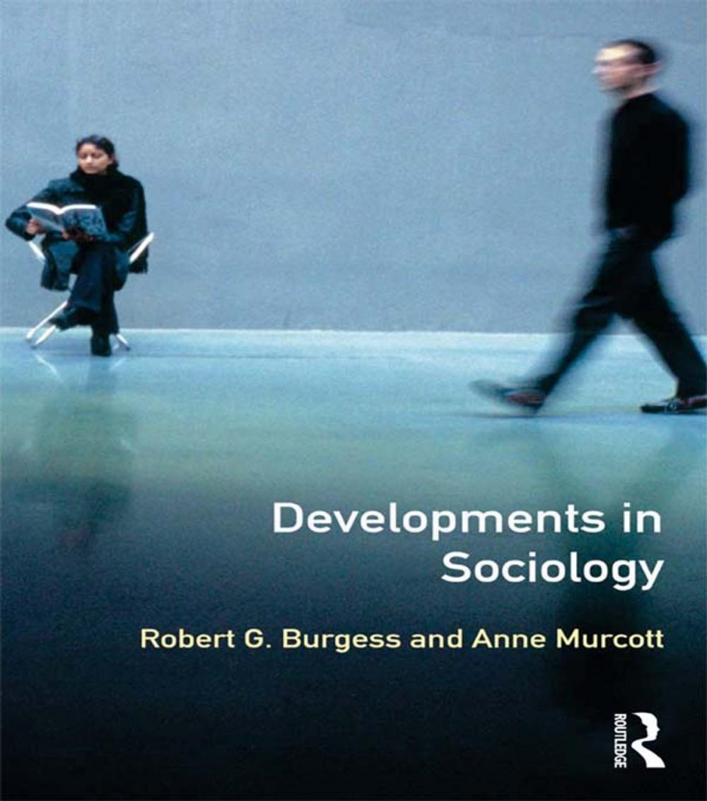 Big bigCover of Developments in Sociology