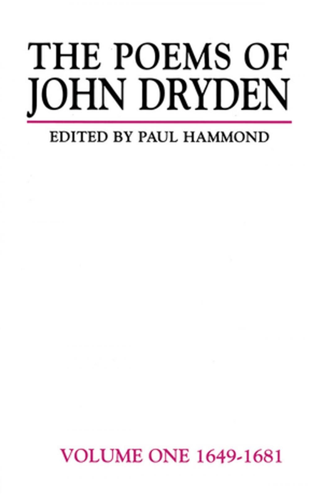 Big bigCover of The Poems of John Dryden: Volume Two